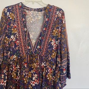 Floral Peasant Dress